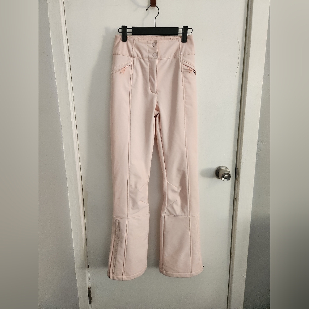 Halfdays Emma Softshell Curve Hugging Flared Ski Pant sz XS